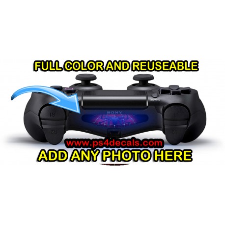 PS4 Controller Full Color Custom Removeable Light Bar Decal Sticker